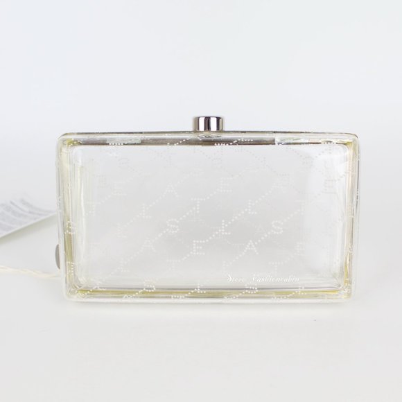 NEW STELLA MCCARTNEY Clear Logo Crossbody | Runway Sport Luxe It-Bag for Events - Picture 5 of 16